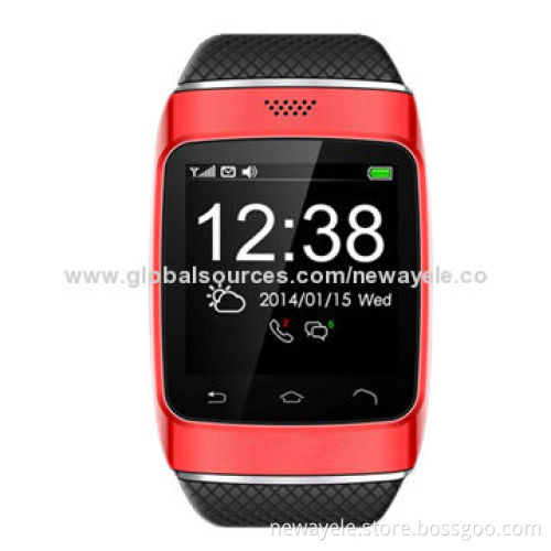 2014 Newest 1.54" capacitance touchscreen Android watch phone, S12